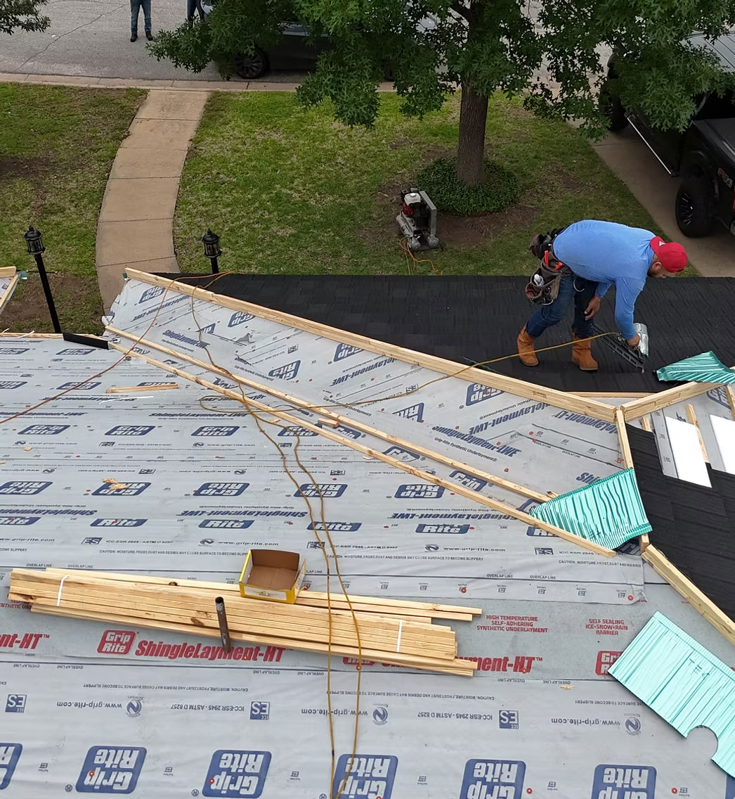 Roofing warranty documentation and manufacturer certificate for a Celina Texas home